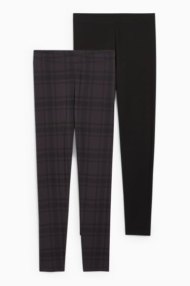 Dona - Paquet de 2 - leggings - LYCRA® - antracita