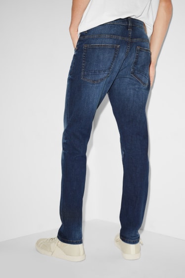 Heren - CLOCKHOUSE - slim jeans - LYCRA® - jeansdonkerblauw