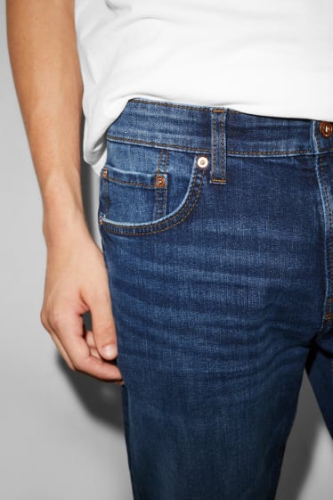 Heren - CLOCKHOUSE - slim jeans - LYCRA® - jeansdonkerblauw