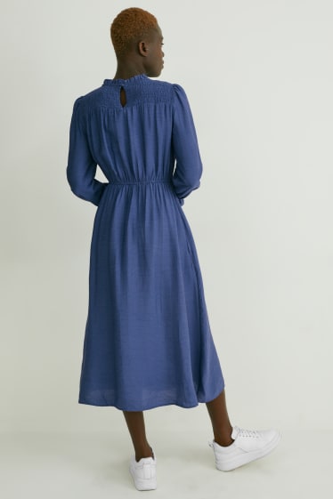 Damen - Kleid - blau