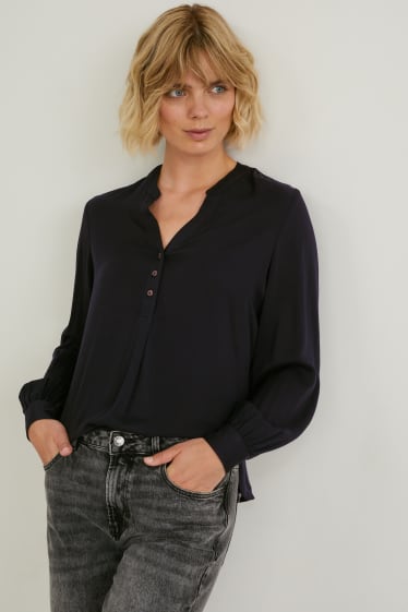 Damen - Bluse - schwarz