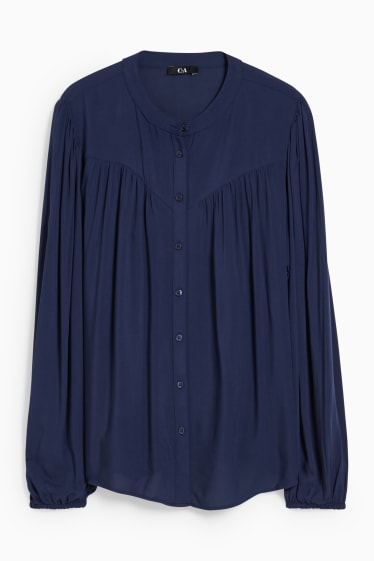 Donna - Blusa - blu scuro