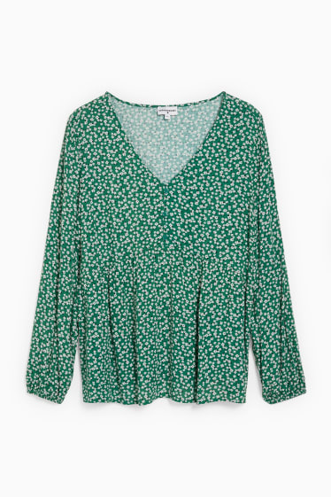 Ragazzi e giovani - CLOCKHOUSE - blusa - a fiori - verde