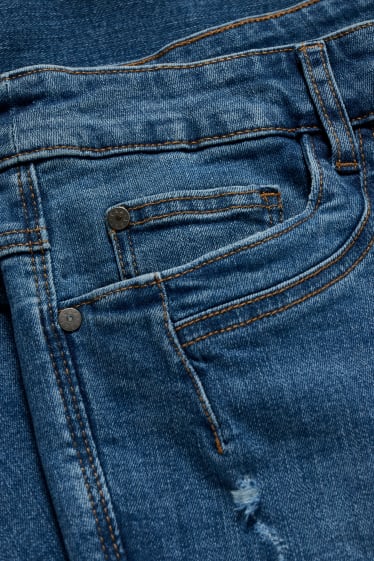 Dámské - Slim jeans - mid waist - LYCRA® - džíny - modré