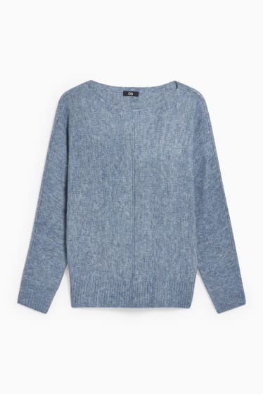 Women - Jumper - blue-melange