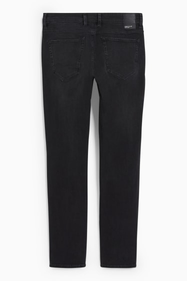 Bărbați - Slim jeans - Flex - LYCRA® - denim-gri închis