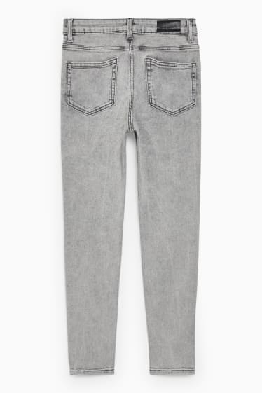 Enfants - Super skinny jean - gris clair chiné