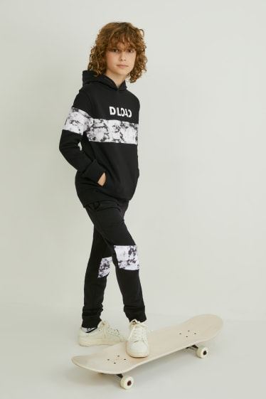 Kinderen - Set - hoodie en joggingbroek - 2 delig - zwart