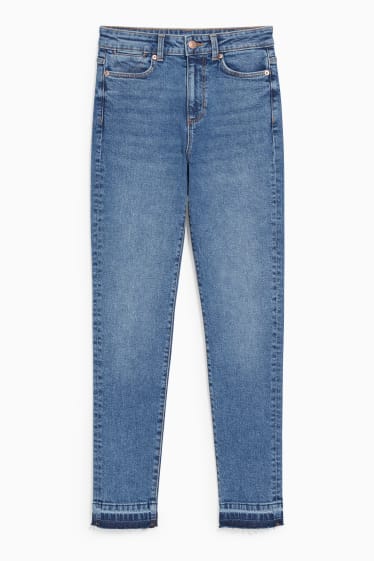 Mujer - Slim jeans - high waist - LYCRA® - vaqueros - azul