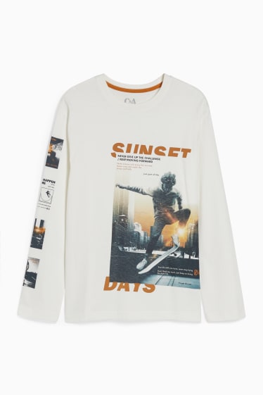 Children - Long sleeve top - white