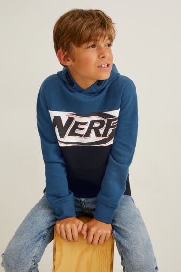 Dzieci - NERF - bluza z kapturem - ciemnoniebieski