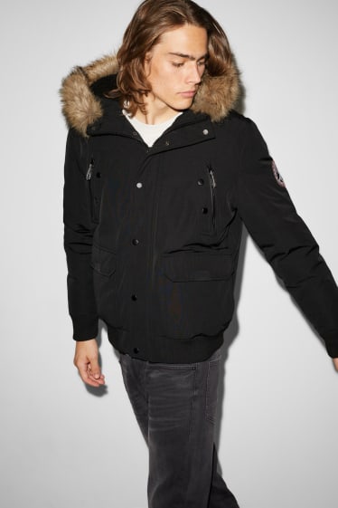 Uomo - CLOCKHOUSE - giacca con cappuccio - nero