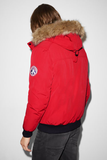 Uomo - CLOCKHOUSE - giacca con cappuccio - rosso