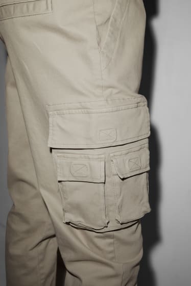 Hommes - CLOCKHOUSE - pantalon cargo - gris