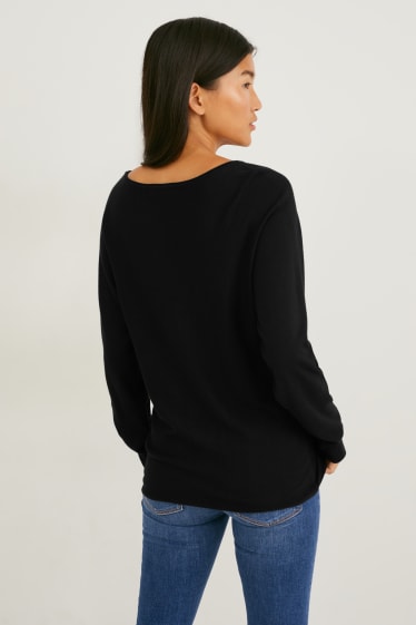 Femmes - Pullover - noir