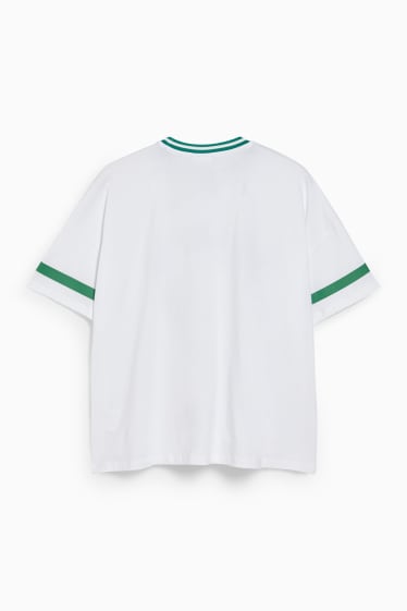 Nastolatki - CLOCKHOUSE - T-shirt - Fistaszki - biały