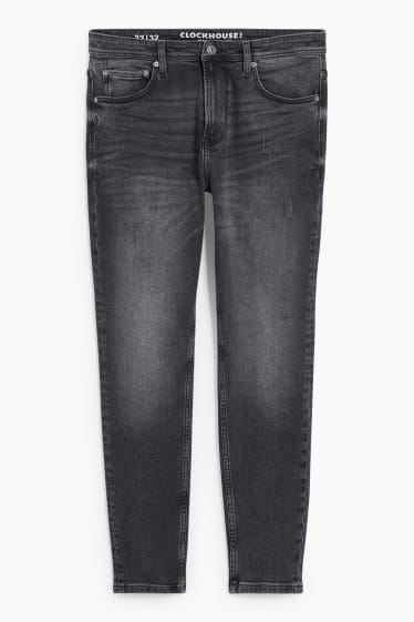 Uomo - CLOCKHOUSE - carrot jeans - LYCRA® - jeans grigio scuro