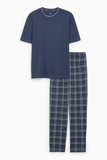 Herren - Pyjama - dunkelblau