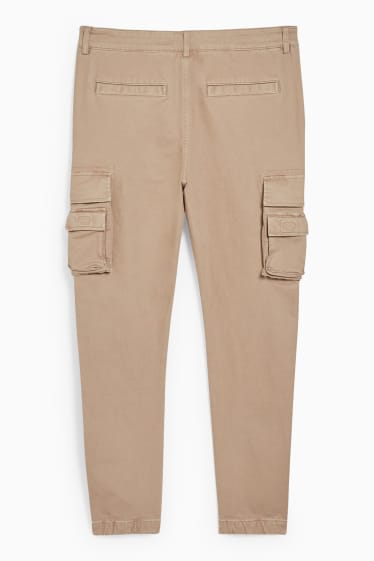 Hommes - CLOCKHOUSE - pantalon cargo - beige