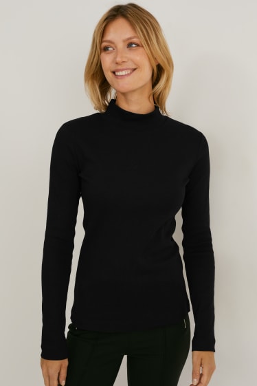 Women - Long sleeve top - black
