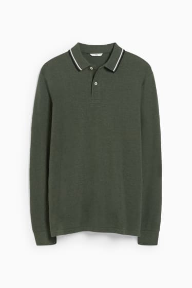 Heren - Poloshirt - donkergroen