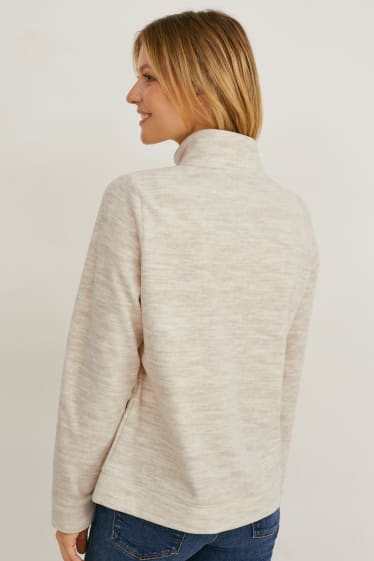 Women - Fleece jacket - cremewhite