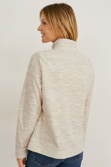 Mujer - Chaqueta de forro polar - blanco roto