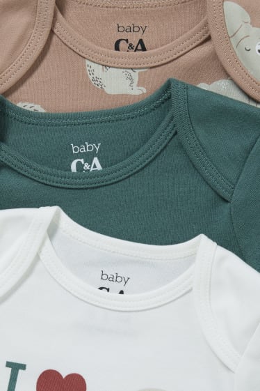 Unisex - Set van 3 - rompertje - zuiver wit