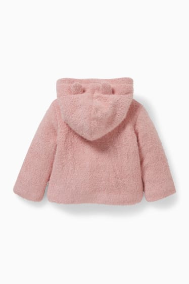 Babys - Babyjas met capuchon - roze