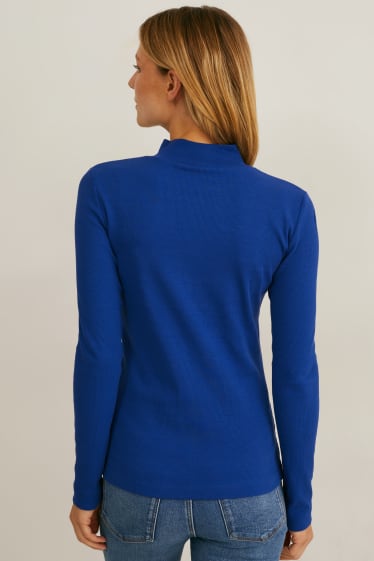 Women - Long sleeve top - blue