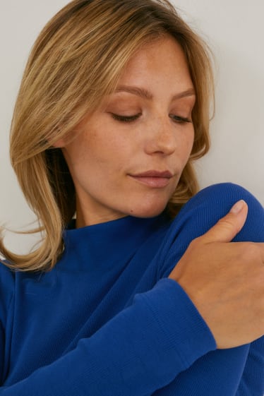 Women - Long sleeve top - blue