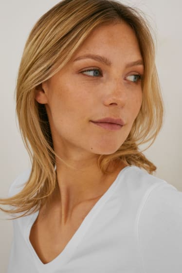 Femei - Multipack 2 buc. - tricou basic - alb