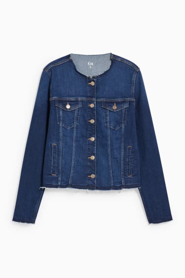 Women - Denim jacket - LYCRA® - blue denim