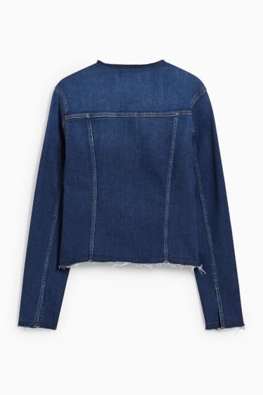 Women - Denim jacket - LYCRA® - blue denim