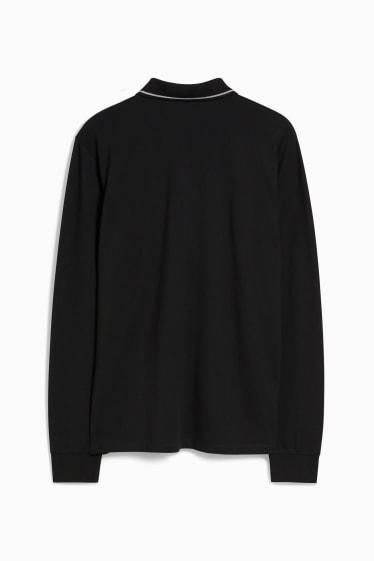 Men - Polo shirt - Flex  - LYCRA® - black