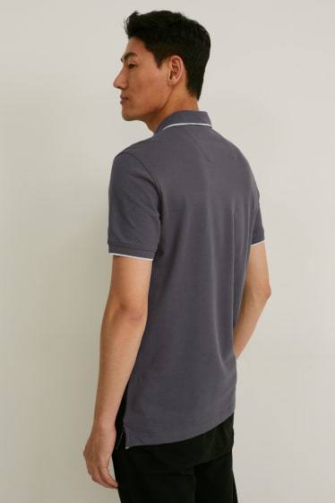 Men - Polo shirt - black