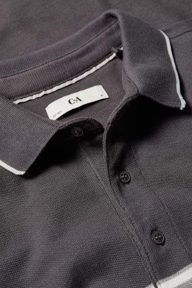 Men - Polo shirt - black