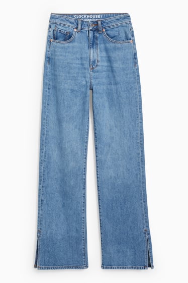 Mujer - CLOCKHOUSE - straight jeans - high waist - vaqueros - azul