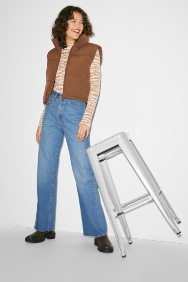 Mujer - CLOCKHOUSE - straight jeans - high waist - vaqueros - azul claro