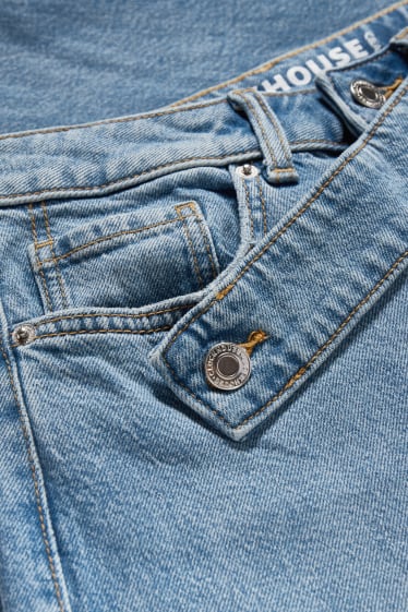 Damen - CLOCKHOUSE - Straight Jeans - High Waist - helljeansblau