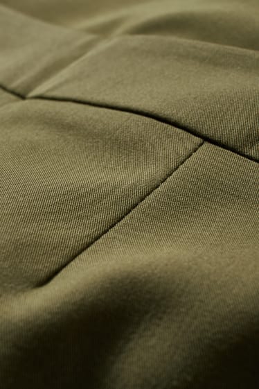 Femei - Pantaloni culotte - talie medie - verde închis