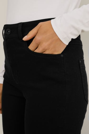 Donna - Skinny jeans - vita alta - nero