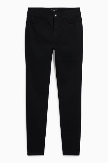 Donna - Skinny jeans - vita alta - nero