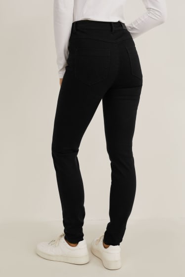 Donna - Skinny jeans - vita alta - nero