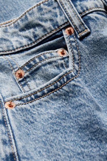 Damen - CLOCKHOUSE - Wide Leg Jeans - High Waist - helljeansblau
