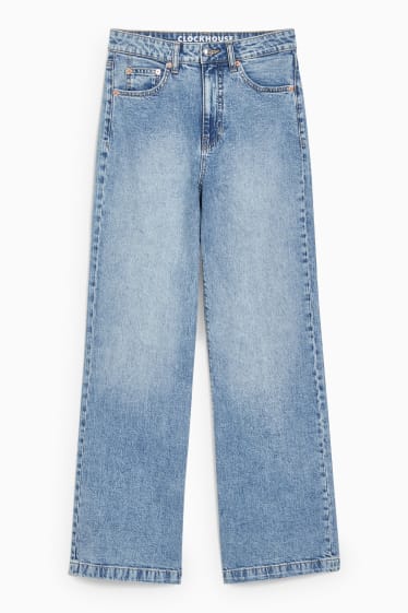 Donna - CLOCKHOUSE - wide leg jeans - vita alta - jeans azzurro