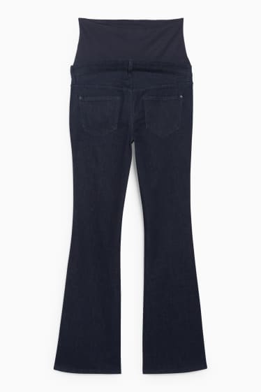 Kobiety - Dżinsy ciążowe - bootcut jeans - LYCRA® - dżins-ciemnoniebieski