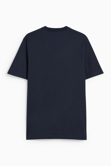 Uomo - T-shirt - blu scuro