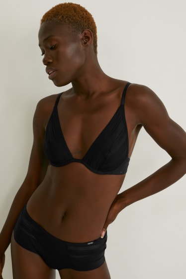 Femmes - Soutien-gorge avec armatures - noir