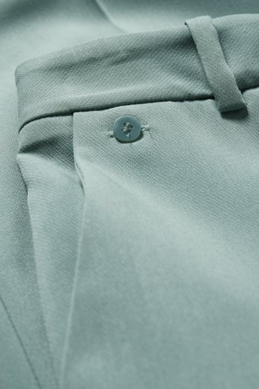 Donna - Pantaloni - vita media - slim fit - verde